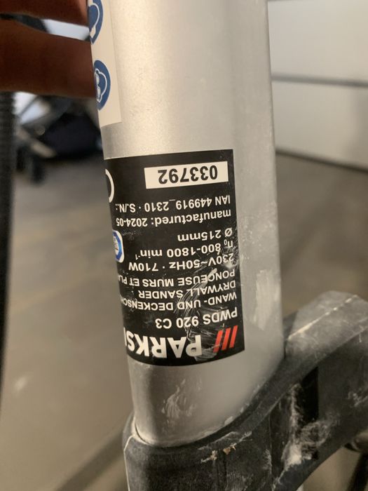 Szlifierka do ścian i sufitów PWDS 920 C3, 710 W