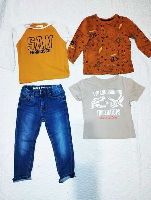 Fajna paka ubrań dla chłopca 110 Levi's Mickey