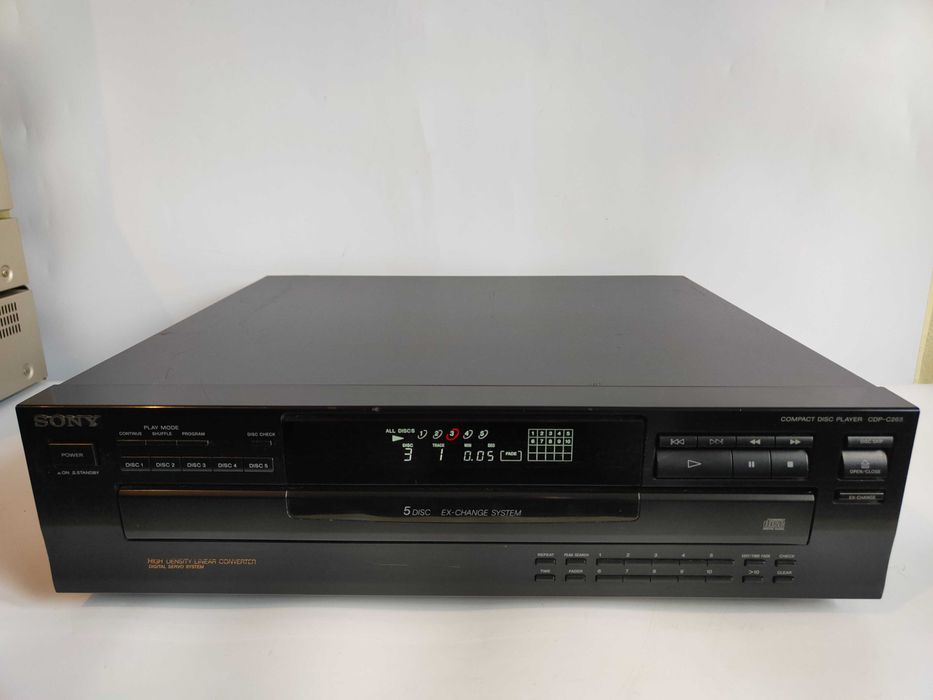 Sony CDP-C265 odtwarzacz zmieniarka na 5 płyt CD
