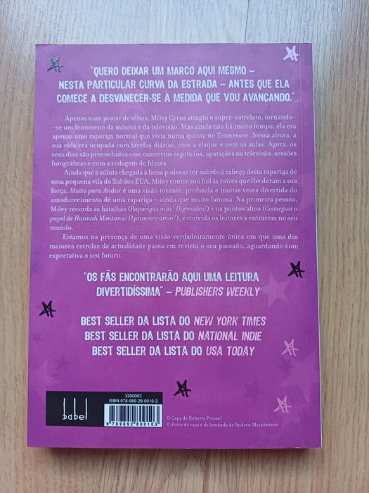 2 Livros Miley Cyrus