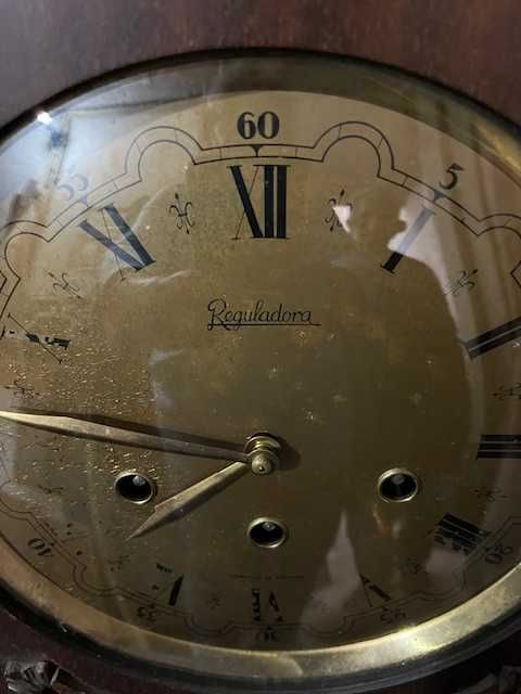 Relogio antigo pendulo da Regularora