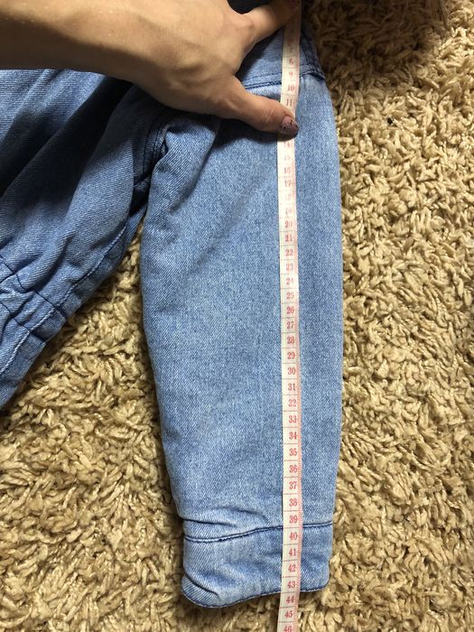 Джинсова парка утеплена, куртка джинсова