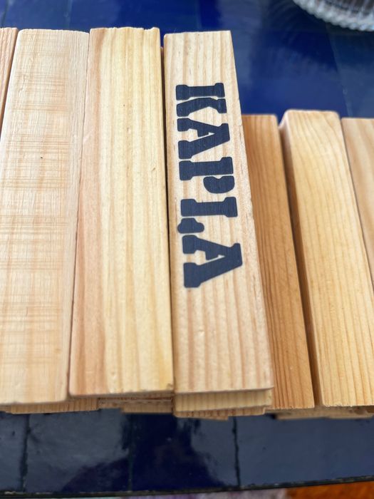 350 pratos Kapla verdadeiros + livros  - Muito bom estado