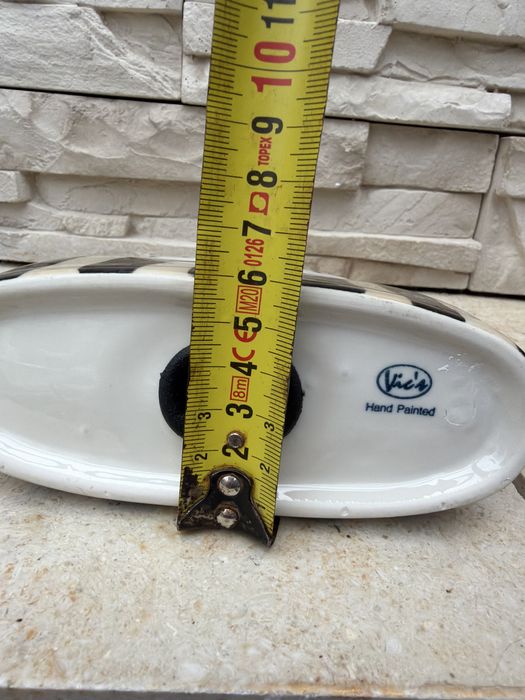 Skarbonka torebka z porcelany wzorowana na Gucci Dior hand painted