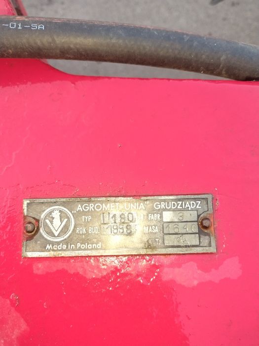 Pług polzawieszany 5 skib Unia Grudziądz