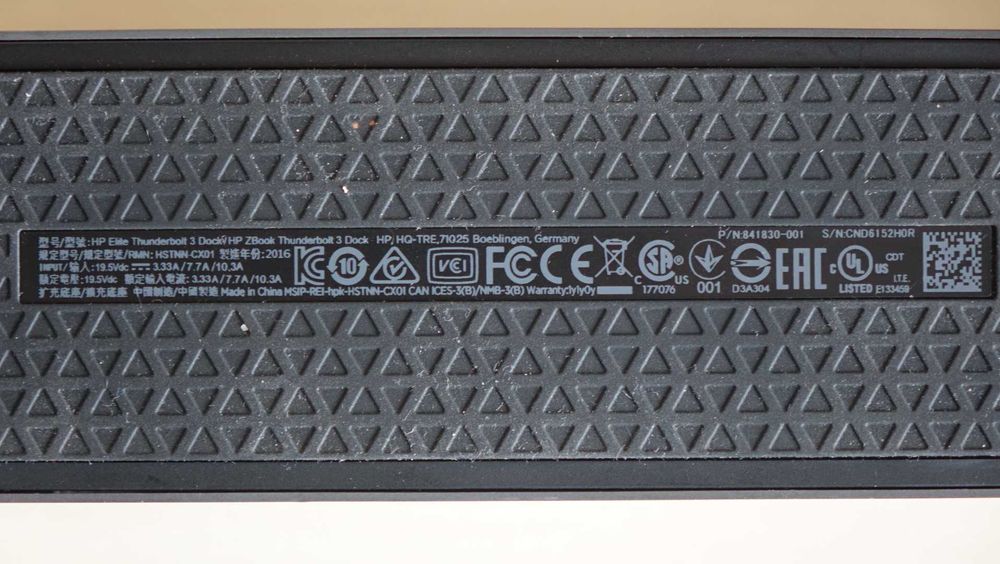 Стыковочная Док-станция HP Elite Thunderbolt 3 Dock HP Zbook