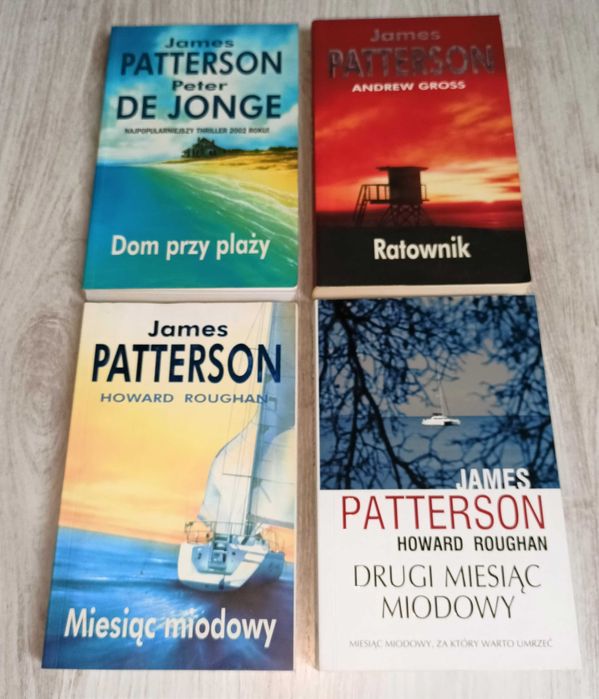4x James Patterson Ratownik Drugi miesiąc miodowy Dom przy plaży