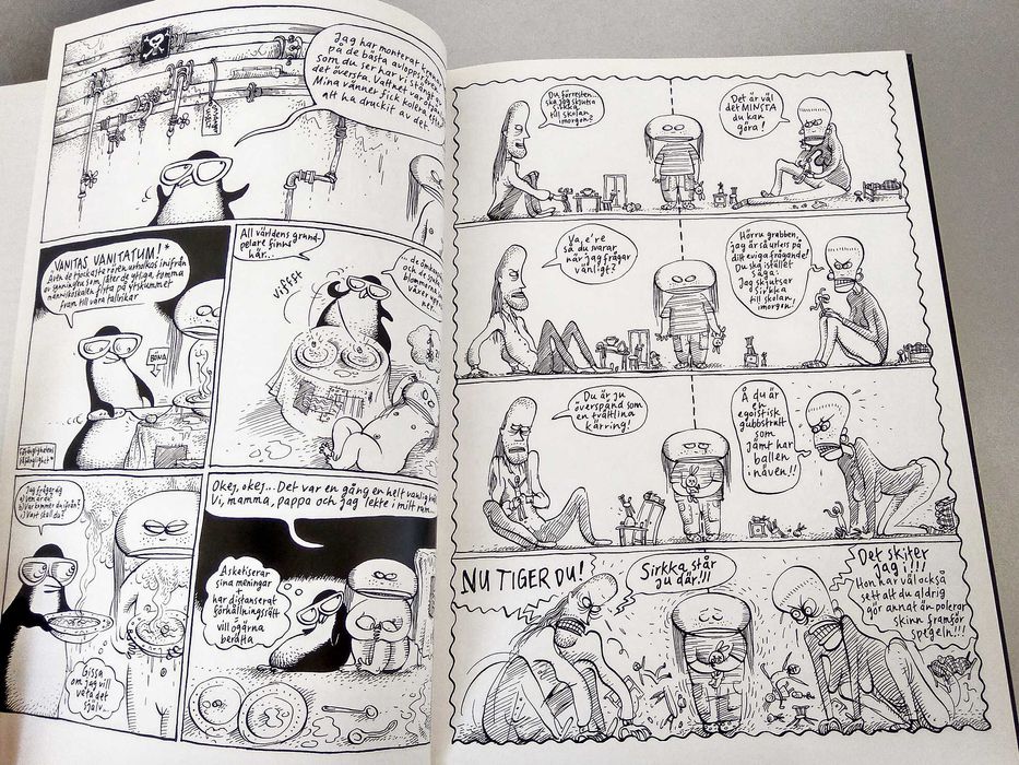 Комиксы книга Финляндия 2002 год Kati Kovacs Kartongbarnet Кати Ковач