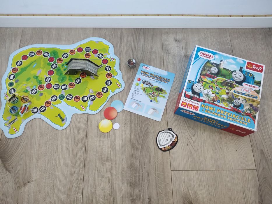 Gra planszowa Tomek i przyjaciele Trefl Nowi przyjaciele i balonowa