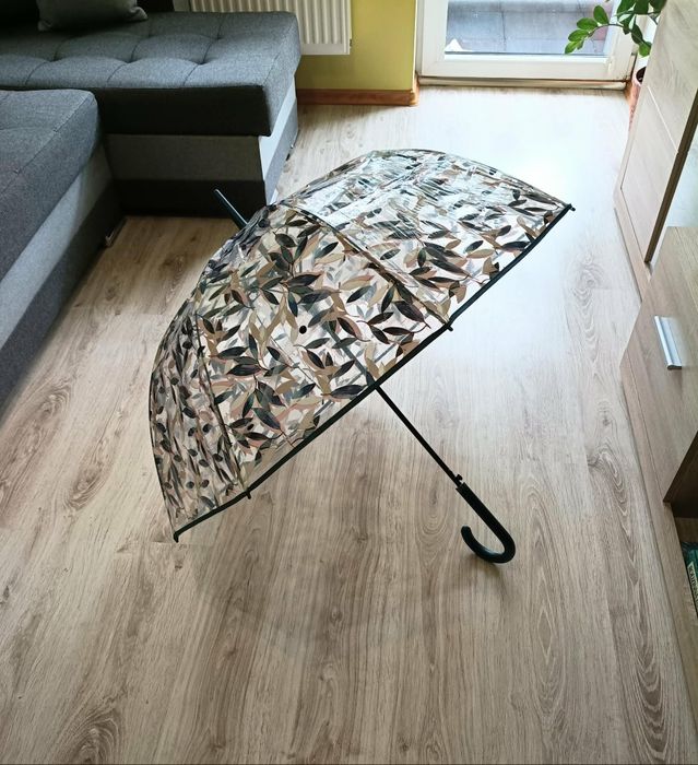 Przezroczysty parasol automatyczny, przeciwdeszczowy