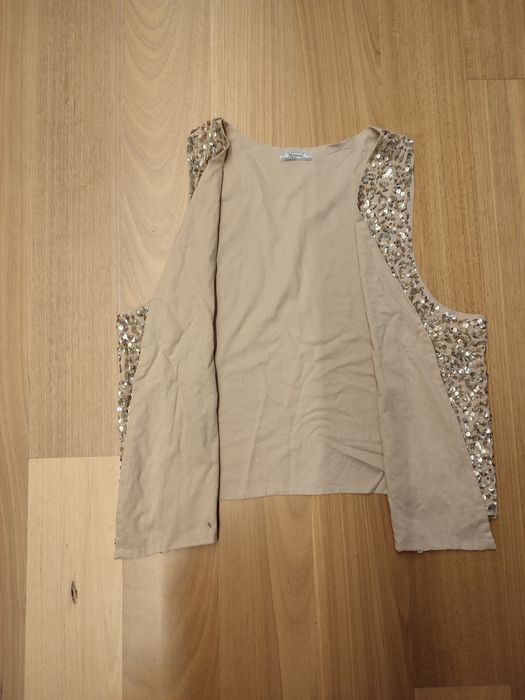 Colete com lantejoulas da Mayoral Tam 18