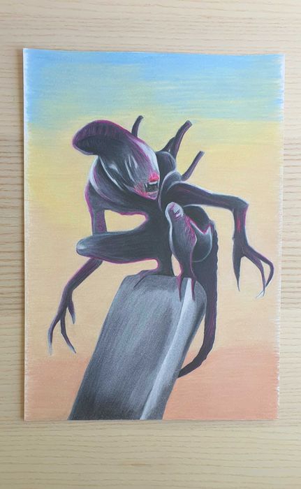 Desenho Alien - Xenomorph (Original & Digital)