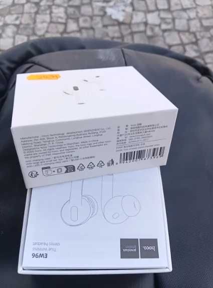 (NOVO)Hoco EW96 Auriculares Bluetooth True Wireless Novos
