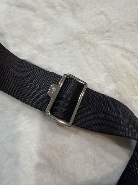 Сумка через плече Lacoste (чорна / сіра)