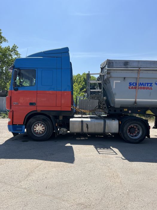 DAF XF 105 2013 рік причеп самоскид Schmitz 2017 рік