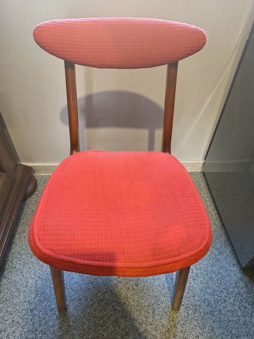 Oryginalne Krzesła Hałas Typ 200-190 | Design PRL | Rok 1966 | Etykieta