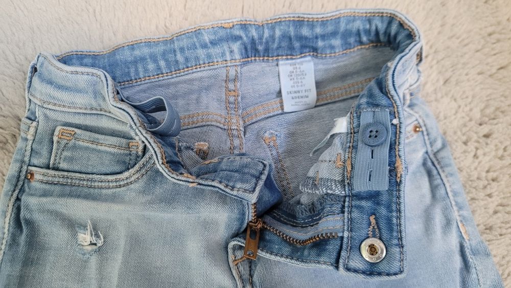 Spodnie jeansowe H&M r. 116 stan bdb