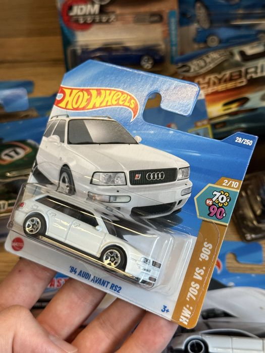 ’94 AUDI AVANT RS2 (Audi 80 B4) • Białe • Hot Wheels • HW: ’70S VS. ’90S