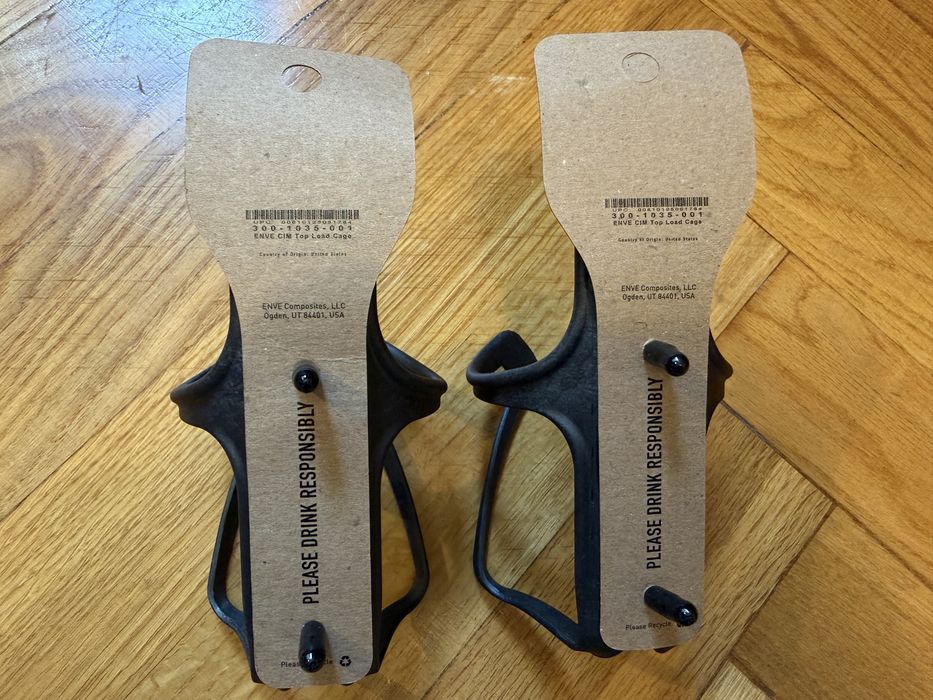 ENVE Carbon Bottle Cage CIM – 2 szt. – Nowe oryginalne koszyki na bidon karbonowe ENVE