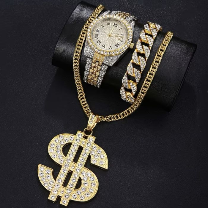 годинник + ланцюг з підвісом $