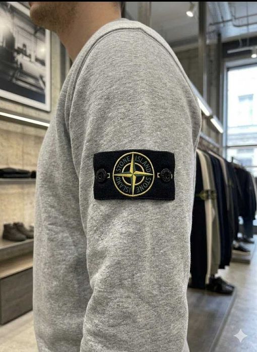 STONE ISLAND Свитшот Серый - Стон Айленд Толстовка