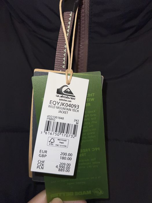 QuickSilver Wild Montain S e M