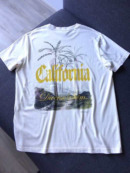 T-shirt męski z nadrukiem Diverse California r.XL