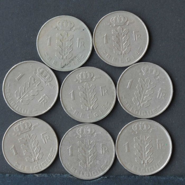 Belgica lote com 8 moedas - olx X10155