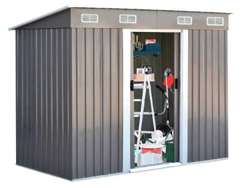 Domek Narzędziowy Schowek na Narzędzia Ogrodowy Szopa 238x126x181 cm