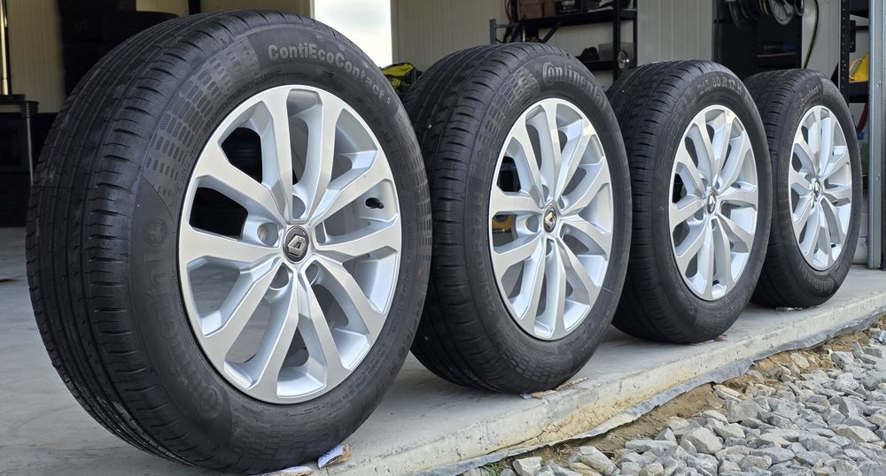5x114,3 17 koła RENAULT 215/60/17 Czujniki Kadjar Arkana Talisman Mega