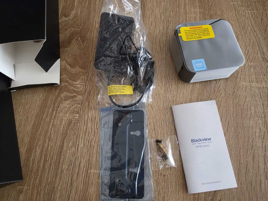 Mini Pc BLACKVIEW Mp80 Intel Alder Lake N97 Ram:16 Gb 1 Tb Ssd Pro Intel Uhd Graphics Preto