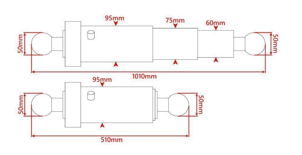Siłownik cylinder HW IFA HL 8011 HL 6011 GW PL [1604]