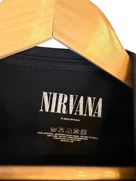 Koszulka Nirvana czarna z dużym logiem s