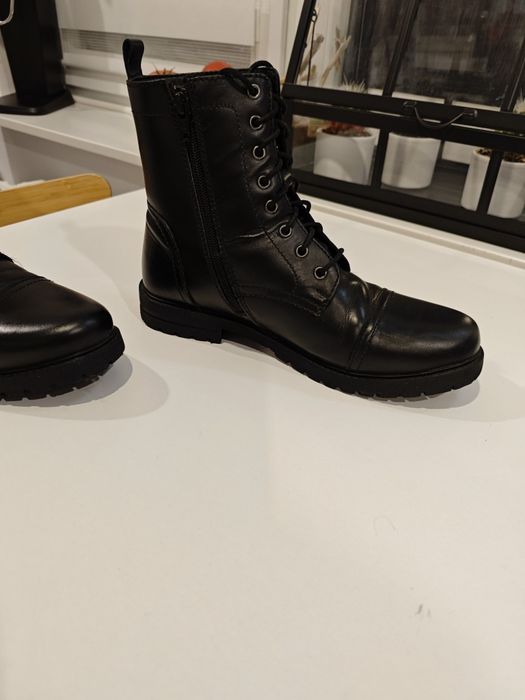 Buty damskie sznurowane, jesienna, zimowe