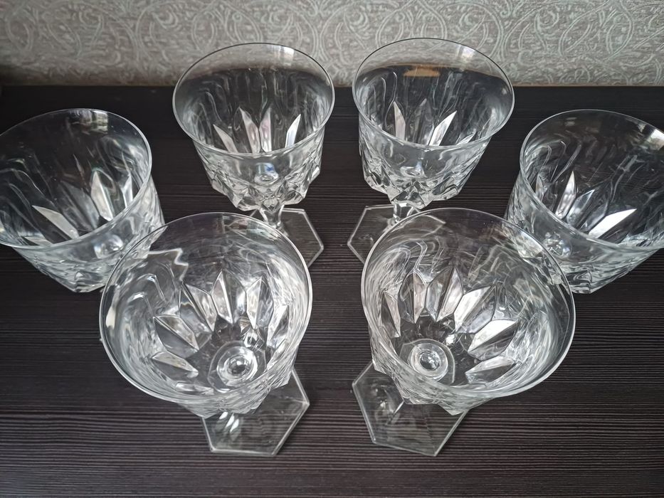 Келихи Chaumont o'Arquds Durand France.Кришталь Вінтаж.