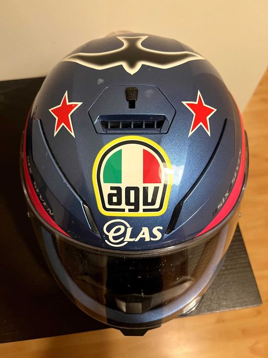 Capacete AGV K-3 SV Pinlock Guy Martin Pink / Blue