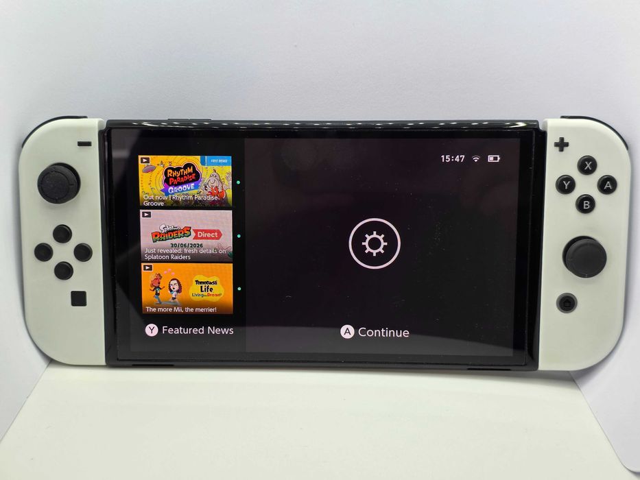 Konsola Nintendo Switch OLED biała zestaw