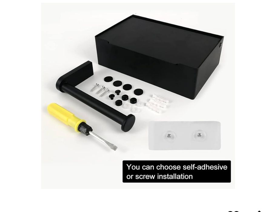 тримач для туалетного паперу з полицею.