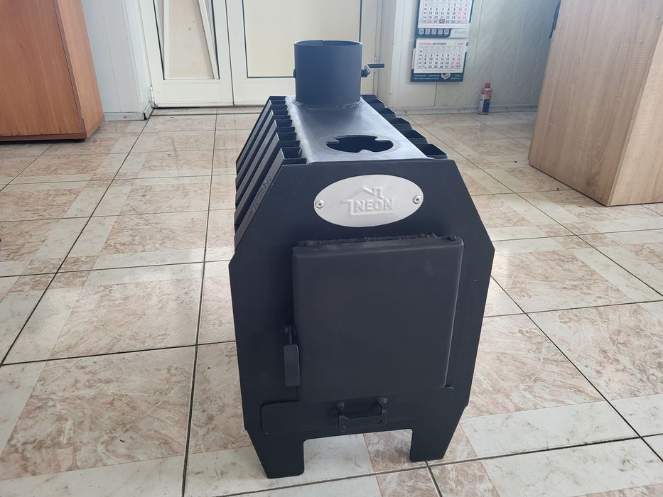 110м3! Эффективная Печь Булерьян из жаропрочной стали / Буржуйка