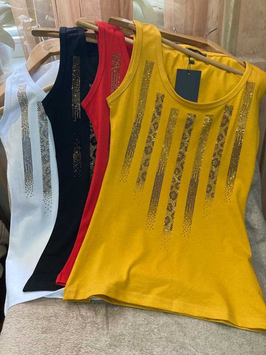 Жіноча майка в рубчик S/M різні моделі