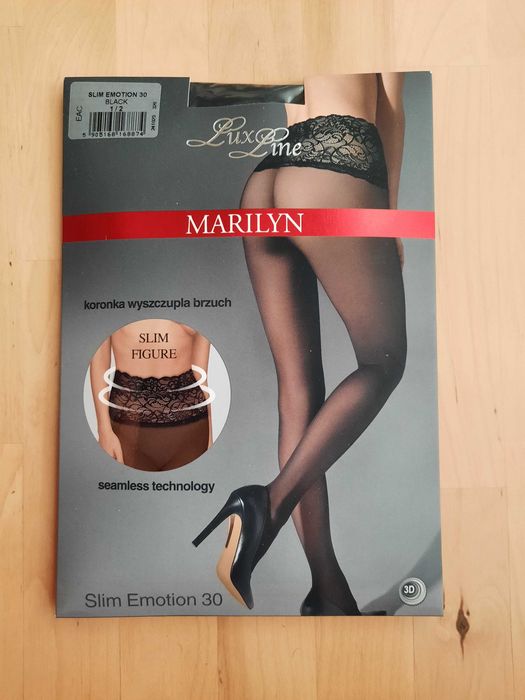 Rajstopy Marilyn Slim Emotion 30 czarne