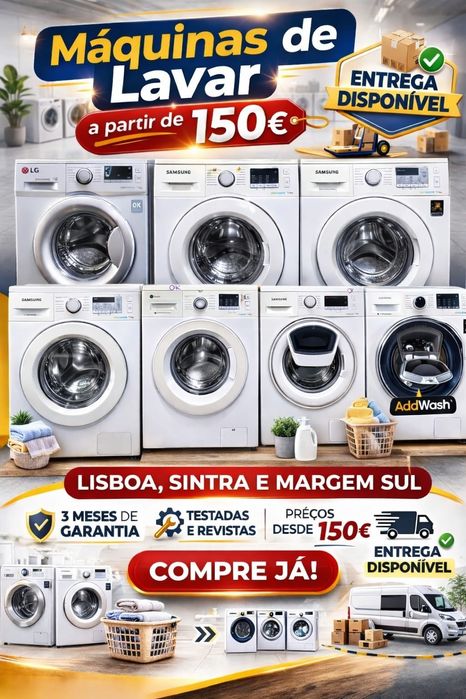 Máquinas de lavar roupa