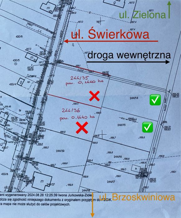 Działka budowlana 14 a Suszno k. Włodawy