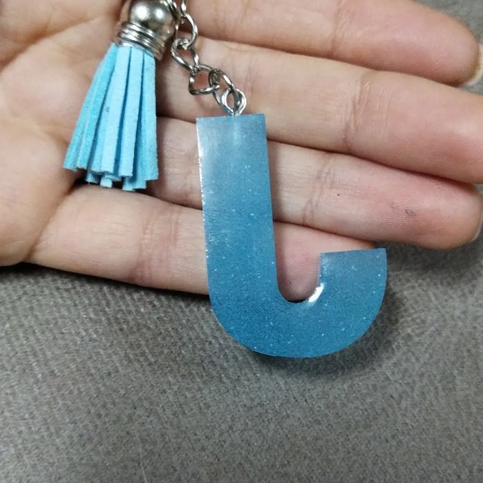 Porta chaves letra J