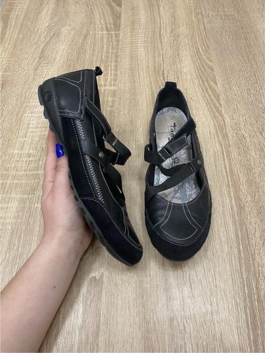 Tamaris 37 р балетки мокасини туфлі