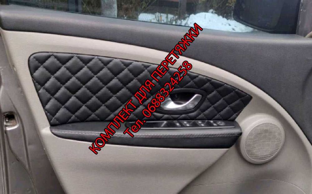 Комплект для перетяжки дверні карти Меган 3, Флюенс, Renault Megane 3