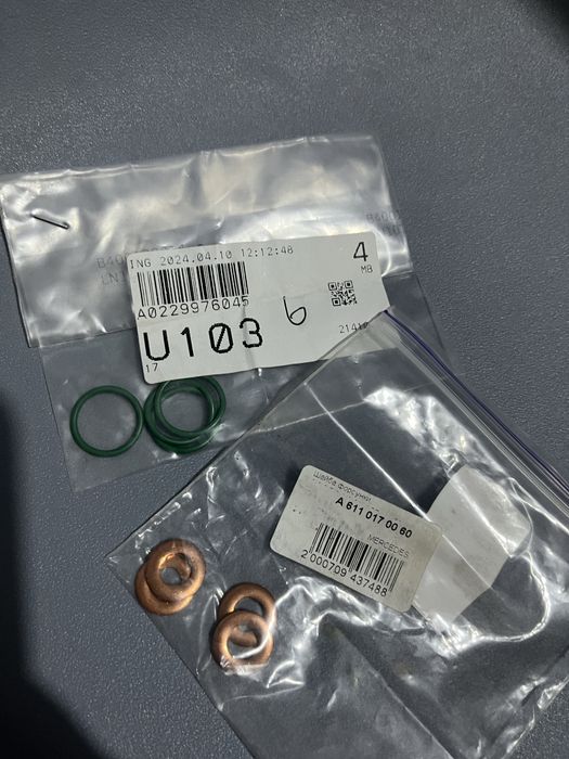 Шайба форсунки OM 651 Mercedes