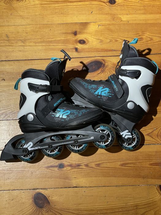 Rolki K2 Kinetic 80 rozmiar 39 + ochraniacze w gratisie
