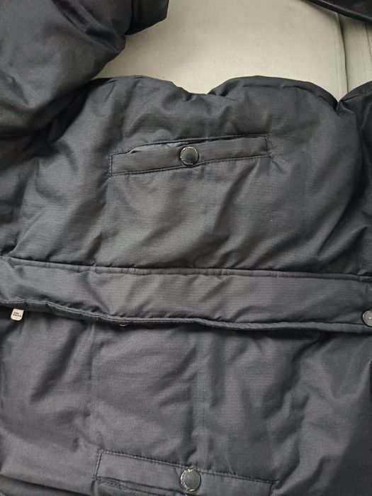 Kombinezon i spodnie zimowe ocieplane czarne rękawiczki Reserved 98