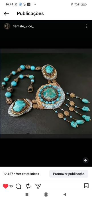 Jóias de autor da artista Ucraniana Sannikova